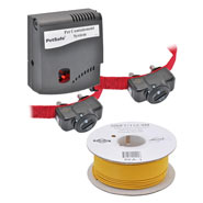 Value Set: PetSafe "Radio Fence" Invisible Dog Fence + 2 Receivers (Small & Small Dog) + 300m Wire