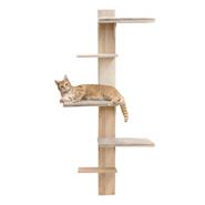 Wall-Mounted Cat Tree, Premium Solid Wood, 150cm