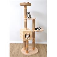VOSS.pet Cat Tree "Simba" - Premium Solid Wood Cat Tree, 163cm