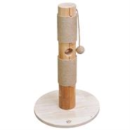 VOSS.pet Cat Scratching Post "Stacy", Jute Rope, Solid Wood, Pine, 72cm