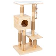 Cat Tree VOSS.pet "Momme" - Premium Solid Wood Cat Tower