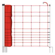 50m Electric Fence Netting, Euronet, 145cm, 15 Posts, 2 Spikes