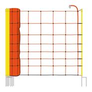 50m VOSS.farming Electric Fence Netting, Sheep Fence, Sheep Net, 90cm, 2 Spikes, Orange