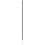 Replacement Post for 112cm Netting, 1 Spike, Black