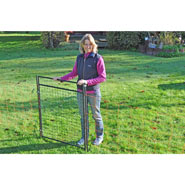 Gate for Electric Fence Netting, Electrifiable, Complete Kit, 105cm