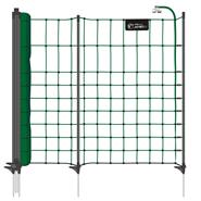 B-Stock: VOSS.pet petNET 12m Dog Fence Netting, Puppy/Rabbit Fence, 65cm, 9 Posts, 1 Spike, Green