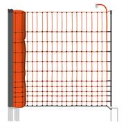 25m VOSS.farming classic Chicken Fence, Poultry Netting, 112cm, 9 Posts, 2 Spikes