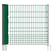 25m VOSS.farming classic Chicken, Poultry Fence, Netting, 112cm, 9 Posts, 2 Spikes, Non-Electric