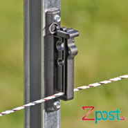 20x VOSS.farming Z Profile / Z-profile Post, 100cm, Special Offer! Metal Post for El. Fence
