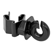 25x T-Post Ring Insulator, Black