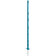 20x VOSS.farming "Style" Electric Fence Posts, 156 cm, Double Step-in Base, Petrol-Blue
