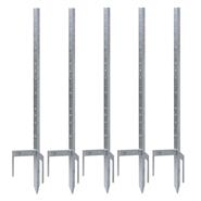 Galvanised 120cm VOSS.farming Electric Fence All-round Metal Post