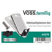 VOSS.farming Stainless Steel Plate Set, Complete with Nuts and Bolts