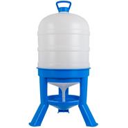 Tripod Siphon Poultry Drinker, 40 L, Blue