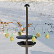 Danish Bird Feeder Tree "Pælme Lux", Suet Ball Holder
