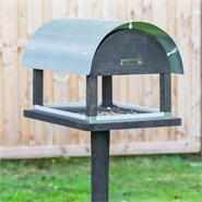 "Rom" Bird Table with Galvanised Roof + Stand