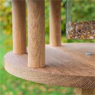 "Aarhus" Bird Table with Zinf Roof (Stand Not Included)