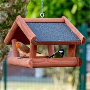 VOSS.garden "Tilda" - Hanging Bird Table with Felt Roof