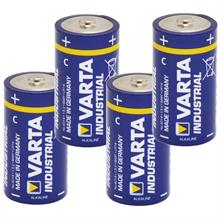 4x 1.5V Battery, Pack C, "Varta Industrial"
