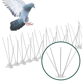 50cm VOSS.garden Stainless Steel Bird Spikes, Bird & Pigeon Deterrent