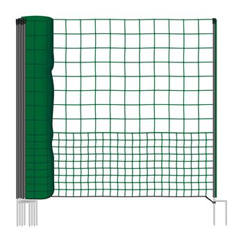 VOSS.farming poultry netting 50 m, extra high 125cm, easy access system, non-electric