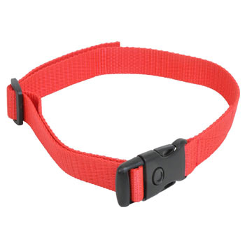 Nylon Collar, DogTrace + PetSafe + Canicom, Red