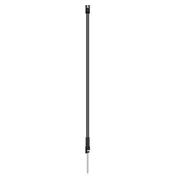 VOSS.farming NETmaster Additional/Replacement Post for 90 cm Nettings, 1 Spike, Black