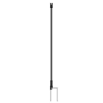 VOSS.farming NETmaster Additional/Replacement Post for 90 cm Nettings, 2 Spikes, Black