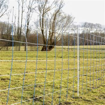 Sheep Combo Netting 50m x 145cm, AKO TitanNet, 15 Posts, 2 Spikes, Blue-White Electric Fence