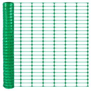 Plastic Barrier Mesh Fence 50m x 120cm, VOSS.farming Classic, Mesh Size 120x40mm, Green