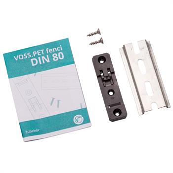 Wall Mount for VOSS.PET fenci Energisers, incl. DIN Rail & Mounting Bracket