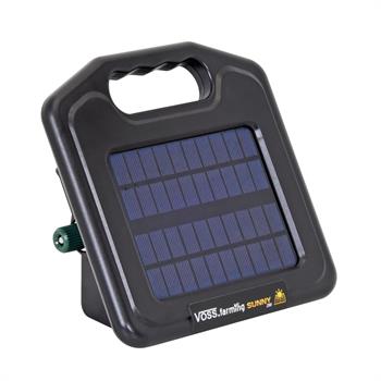 VOSS.farming Solar Energiser "Sunny 200", incl. Li-Ion Rechargeable Battery + Mains Adapter