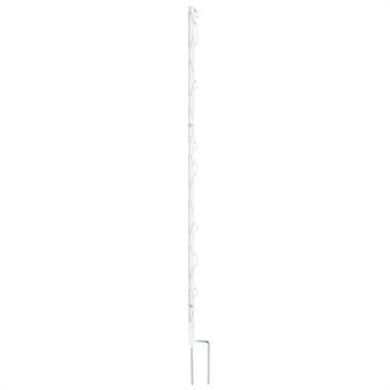 20 x VOSS.farming Electric Fence Posts, 103cm, 2 Spikes, White