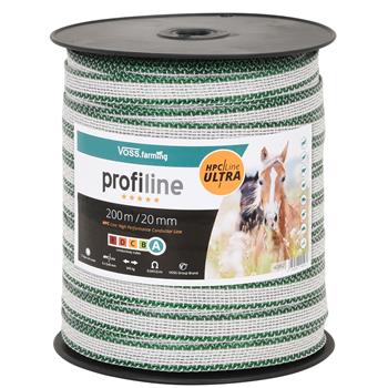 40mm White 200m Roll Fencing Horse Grazing ELECTRIC FENCE POLY TAPE 