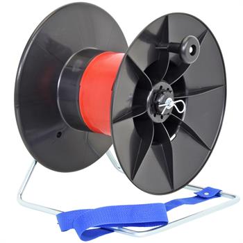 SPOOL STAND ELECTRIC FENCE FENCING WIRE TAPE COMPLETE BLACK REEL UK 