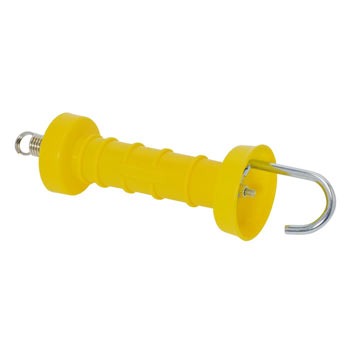 Gate Handle Compact, Yellow, with Hook