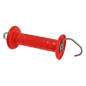 Gate Handle Large, Red with Stainless Steel Hook