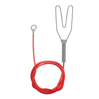 VOSS.farming Fence Connection Cable, 100cm, with Heart-Clip & Eyelet