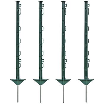 120x Electric Fence Post 74 cm, Bulk Package, Green