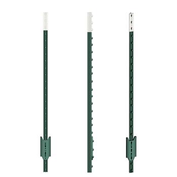 10x VOSS.farming "T-Post" Electric Fence Metal Post for Permanent Fence Systems 182cm