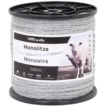 Mono Wire, Polywire 1000m, Transparent