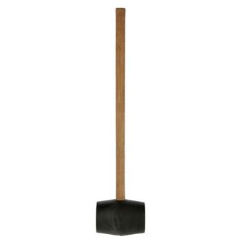 Sledge Hammer 5kg, VOSS.farming Fence Post Plastic Mallet with Hickory Wood Handle, 90cm