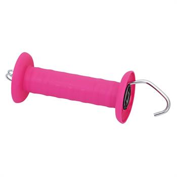 VOSS.farming Large Gate Handle, Robust, Heavy-duty, Pink