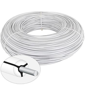 400m VOSS.farming MustangWire - Premium Wire for Horse Fences, White