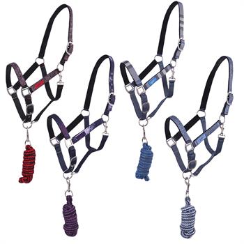 QHP Luxury Halter Set with Lead Rop and Bag