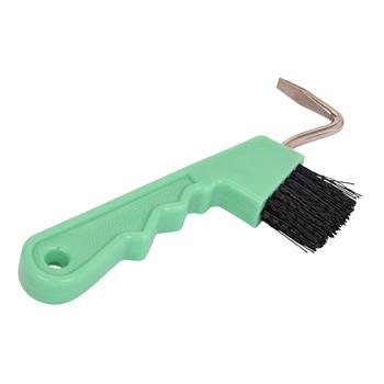 VOSS.farming Hoof Pick with Brush, Green