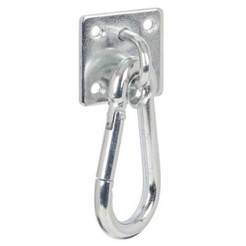 VOSS.farming Wall Hook with Carabiner, Galvanised