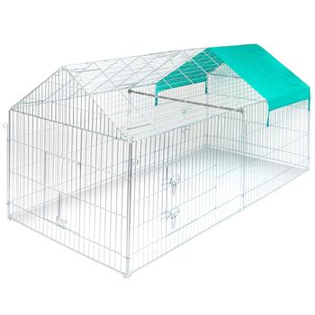VOSS.pet Puppy Enclosure, XL Run for Rabbits, Rodents, Chickens 102x103x221cm