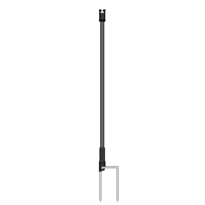 2 Spikes VOSS.farming NETmaster Replacement Post for 65 cm Nettings Black 