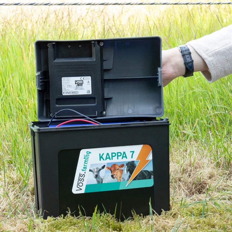 schildpad gras Collega VOSS.farming "Kappa 7" Powerful 9V, 12V, 230V Energiser + 130 Ah High  Energy Battery